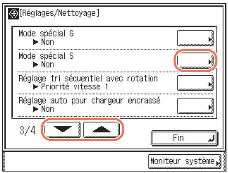 CANON IMAGERUNNER 2535 - Appuyez sur (mode utiliser)  [réglages/nettoyage]. - 1