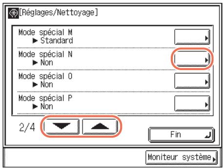 CANON IMAGERUNNER 2535 - Appuyez sur (※) (mode utiliser)  [réglages/nettoyage]. - 2