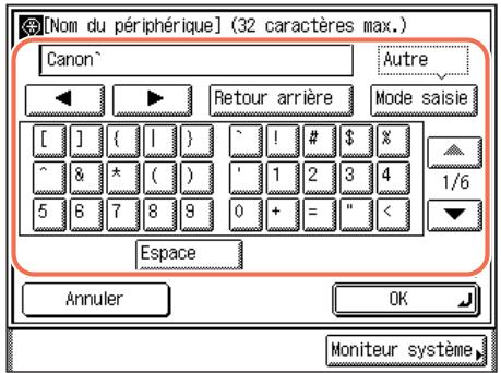 CANON IMAGERUNNER 2535 - - En mode de saisie [autre]: - 2