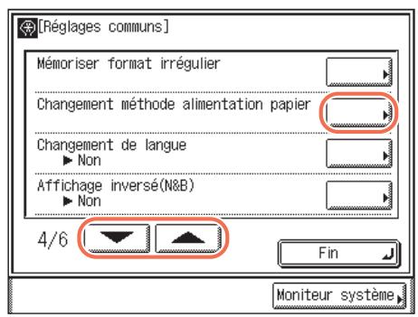 CANON IMAGERUNNER 2535 - Appuyez sur (※) (mode utiliser)  [réglages commun]. - 2