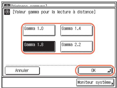 CANON IMAGERUNNER 2535 - Appuyez sur (※) (mode utiliser)  [réglages commun]. - 4