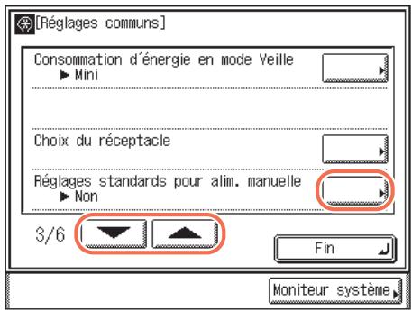 CANON IMAGERUNNER 2535 - Appuyez sur (※) (mode utiliser)  [réglages commun]. - 1