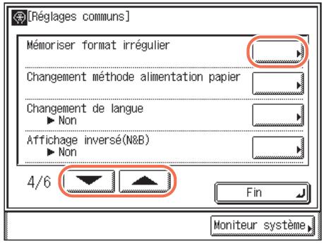 CANON IMAGERUNNER 2535 - Appuyez sur (※) (mode utiliser)  [réglages commun]. - 1