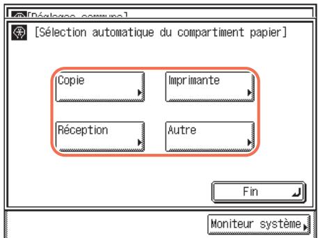 CANON IMAGERUNNER 2535 - Appuyez sur (※) (mode utiliser)  [réglages commun]. - 2