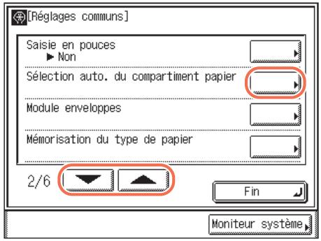 CANON IMAGERUNNER 2535 - Appuyez sur (※) (mode utiliser)  [réglages commun]. - 1