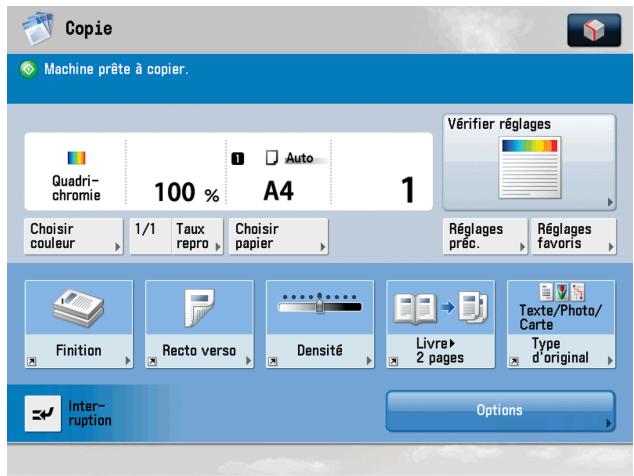 CANON IMAGERUNNER ADVANCE C5030I - Mémorisation des touches de raccourcis - 1