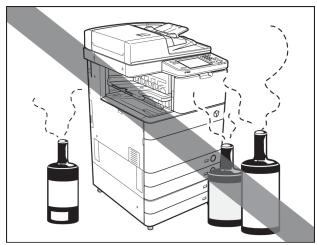 CANON IMAGERUNNER ADVANCE C5030I - Vapeurs d'ammoniac - 1