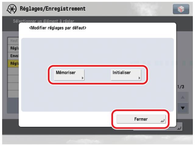 CANON IMAGERUNNER ADVANCE C5030I - Modification des réglages par défaut de la fonction Fax - 1
