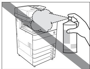 CANON IMAGERUNNER ADVANCE C5030I - Précautions d'emploi - 4