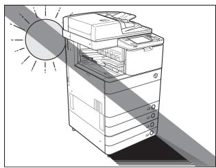 CANON IMAGERUNNER ADVANCE C5030I - Eviter les conditions suivantes - 2