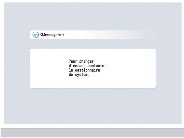 CANON IMAGERUNNER ADVANCE C5030I - Une messagerie sans la touche [OK] - 1