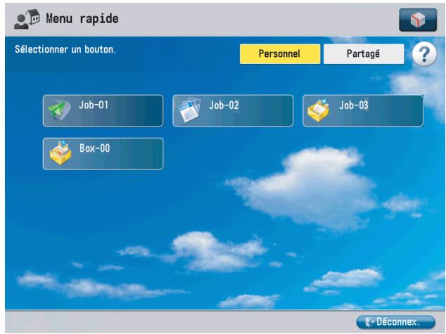 CANON IMAGERUNNER ADVANCE C5030I - Appuyer sur [Réduire les boutons]. - 2