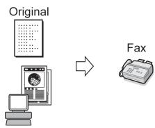 CANON IMAGERUNNER ADVANCE C5030I - Télécopie* → voir "Utilisation de la machine pour l'envoi ou la réception d'un fax" - 1