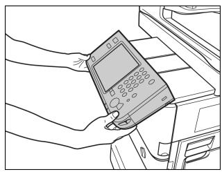 CANON IMAGERUNNER ADVANCE C5030I - Réglage de l'angle - 2