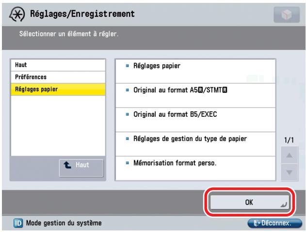 CANON IMAGERUNNER ADVANCE C5030I - Réglages de l'administrateur système définis et SSO-H utilisé - 4