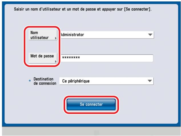 CANON IMAGERUNNER ADVANCE C5030I - Réglages de l'administrateur système définis et SSO-H utilisé - 1