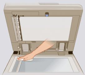 CANON IMAGERUNNER ADVANCE C5030I - Vérification de la procédure de nettoyage de la zone de lecture d'original du chargeur - 1