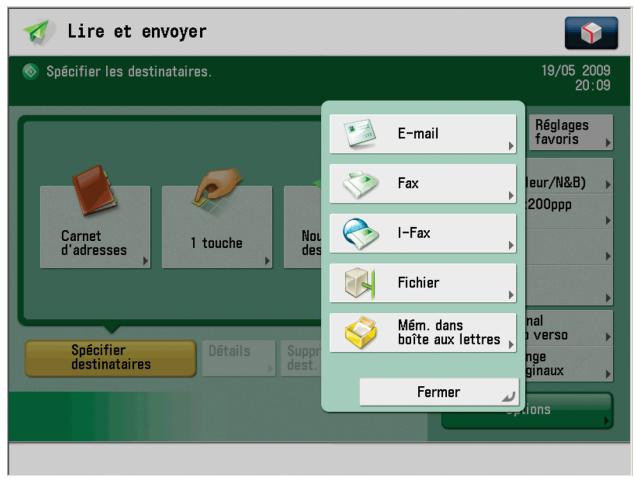 CANON IMAGERUNNER ADVANCE C5030I - Sélectionner [Oui] ou [Non] → appuyer sur [OK]. - 1