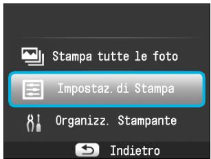 CANON SELPHY CP800 - Selezione delle impostazioni - 2