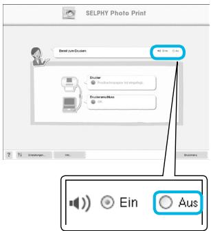 CANON SELPHY CP800 - Deaktivieren der Audio-Anweisungen - 1