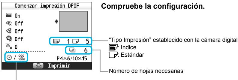 CANON SELPHY CP800 - Impresión de imágenes usingo la configuraciónpecifieda en la CAMERA digital (impresión DPOF) - 4