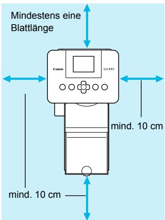 CANON SELPHY CP800 - Aufstellen des SELPHY-Druckers - 1