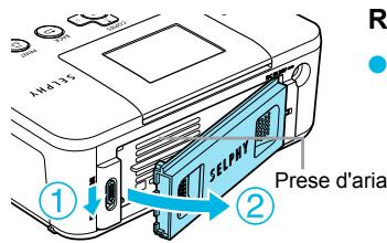 CANON SELPHY CP800 - Installazione della batteria - 2