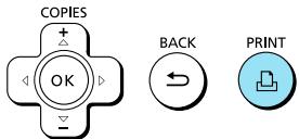 CANON SELPHY CP800 - Select the item and change the settings. - 3