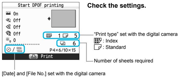 CANON SELPHY CP800 - Insert a memory card containing DPOF settings into the appropriate memory card slot. - 5