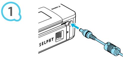 CANON SELPHY CP800 - De SELPHY aansluiten - 2