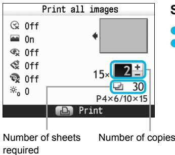 CANON SELPHY CP800 - Display the settings screen. - 2