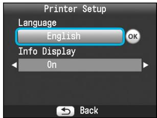 CANON SELPHY CP800 - Display the settings screen. - 5
