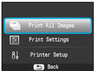 CANON SELPHY CP800 - Display the menu. - 2