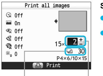 CANON SELPHY CP800 - Geef het scherm met instellingen weeR. - 2