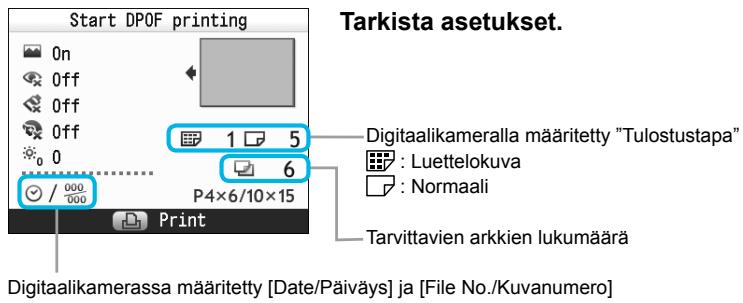 CANON SELPHY CP800 - Aseta muistikortti, joka sisältaä   DPOF-asetukset muistikorttipaikkaan. - 5