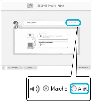 CANON SELPHY CP800 - Désactivation des instructions audio - 1