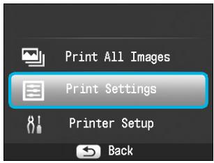 CANON SELPHY CP800 - Making Settings - 2