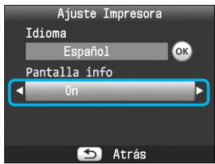 CANON SELPHY CP800 - Acceda a la pantalla de configuración. - 1