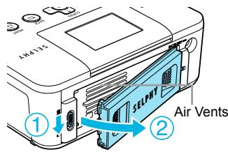 CANON SELPHY CP800 - Installing the Battery - 2