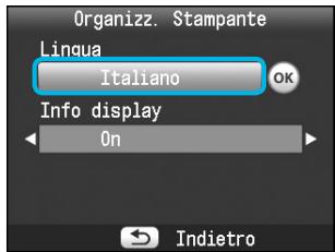 CANON SELPHY CP800 - Visualizzare la schermata delle impostazioni. - 5