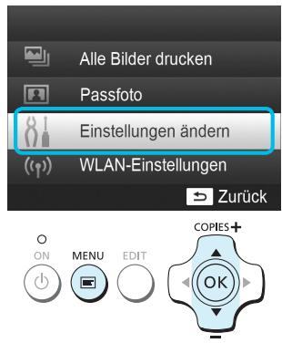 CANON SELPHY CP900 - Vornehmen von Einstellungen - 2