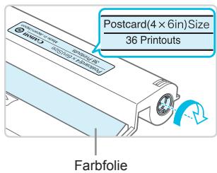 CANON SELPHY CP900 - Vorbereiten der Tintenpatrone - 1
