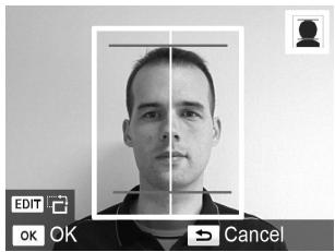 CANON SELPHY CP900 - Crop the image for the passport. - 1