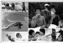 CANON SELPHY CP900 - Disposición de imágenes de diferentes tamaños (Collage) - 1