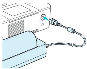 CANON SELPHY CP900 - Utilisation de l'imprimante SELPHY avec une batterie - 1