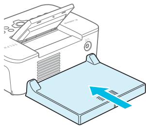 CANON SELPHY CP900 - Colocación de la cubierta de protección anti-polvo - 1
