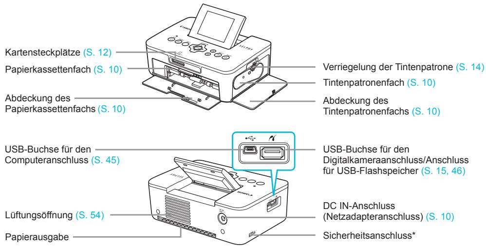 CANON SELPHY CP900 - Aufstellen des SELPHY-Druckers - 3