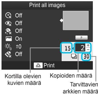 CANON SELPHY CP900 - Tuo asetukset näyttöön. - 3