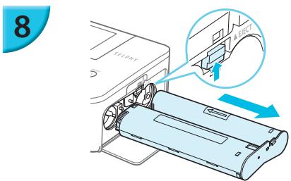 CANON SELPHY CP900 - Aseta tulostimeen paperia. - 1