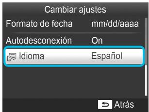 CANON SELPHY CP900 - Encienda la SELPHY. - 2